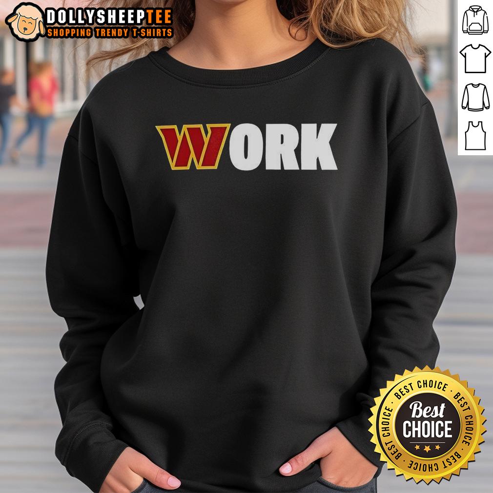Nice Work Washington Commanders T-Shirt - Image 5