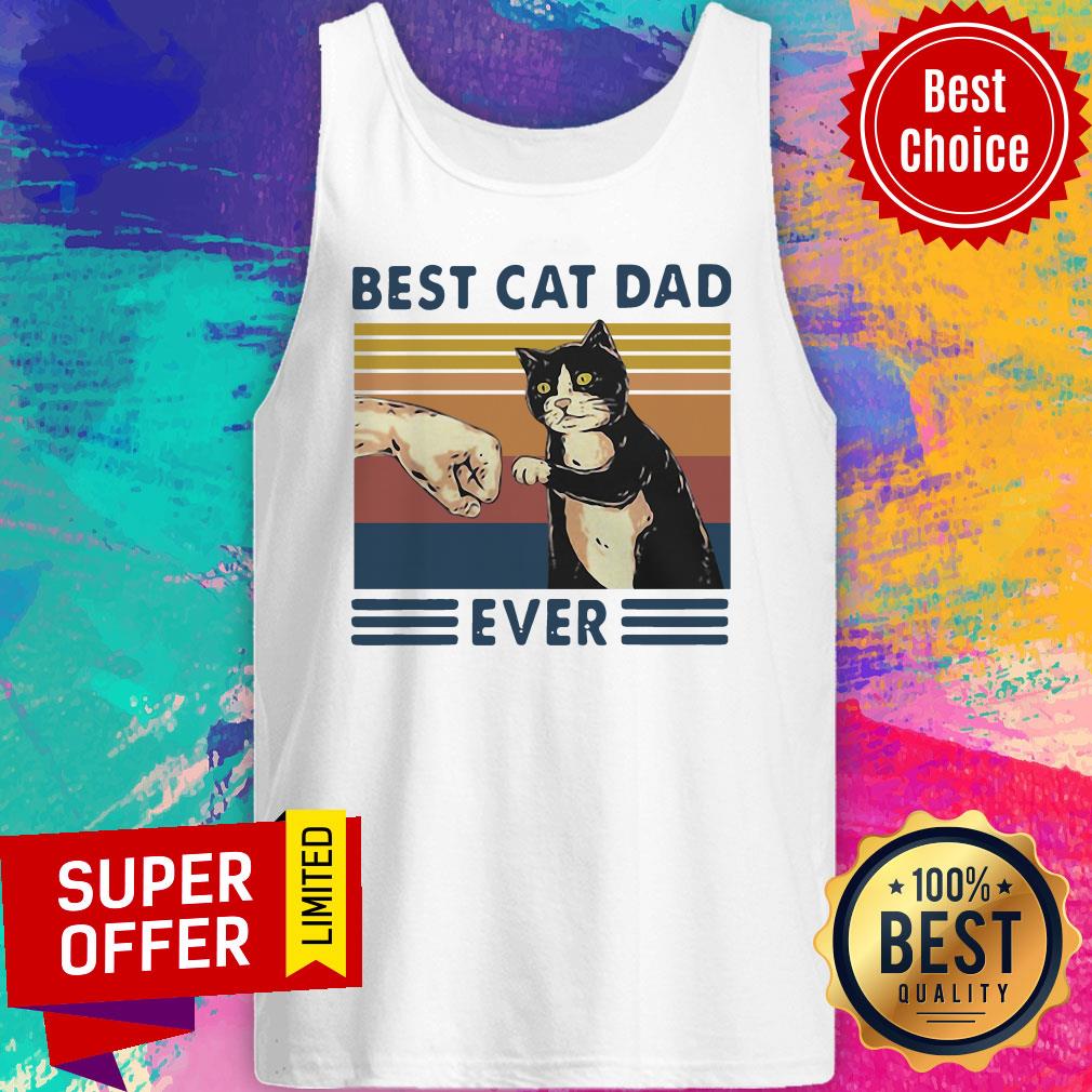 Funny Best Cat Ever Vintage Shirt - Image 5