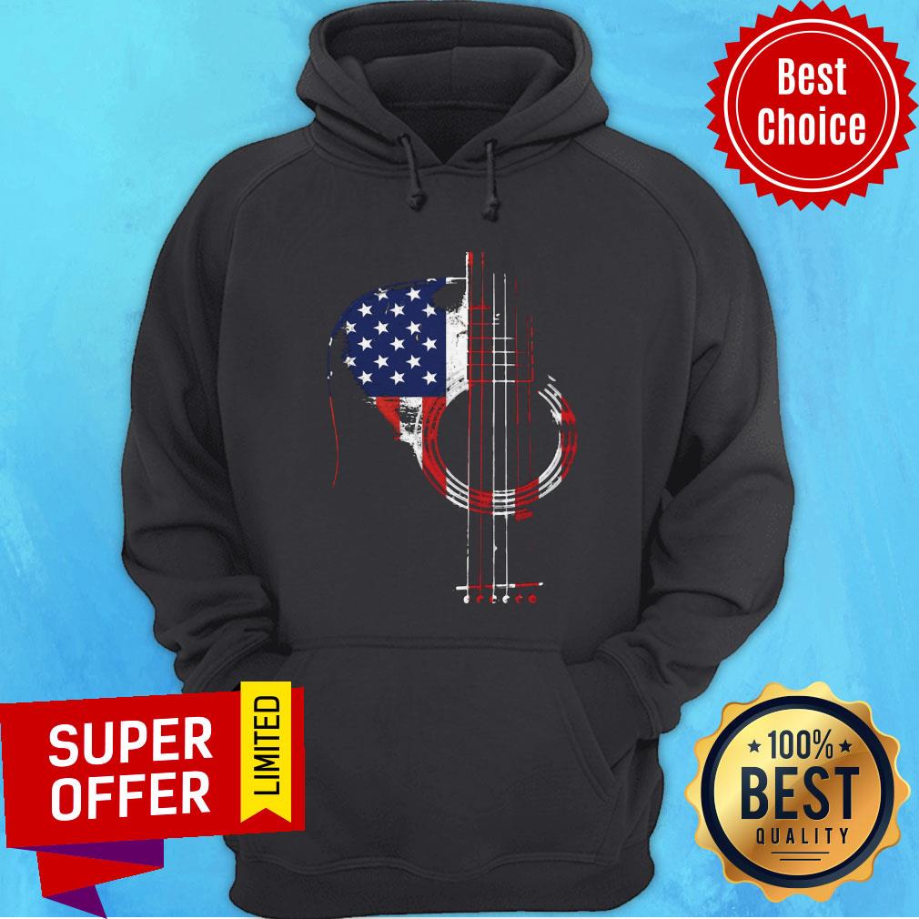 Nice Guitar American Flag Shirt - Image 5