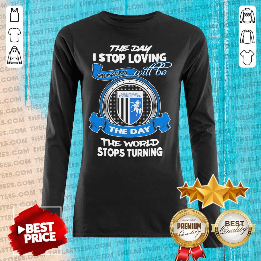 Vip The Day I Stop Loving Will Be The Day The World Stops Turning Shirt - Image 2
