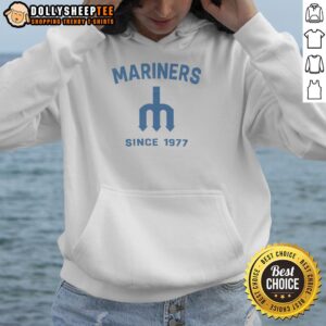 Alternative view of Nice Seattle Mariners Cooperstown Duster T-Shirt