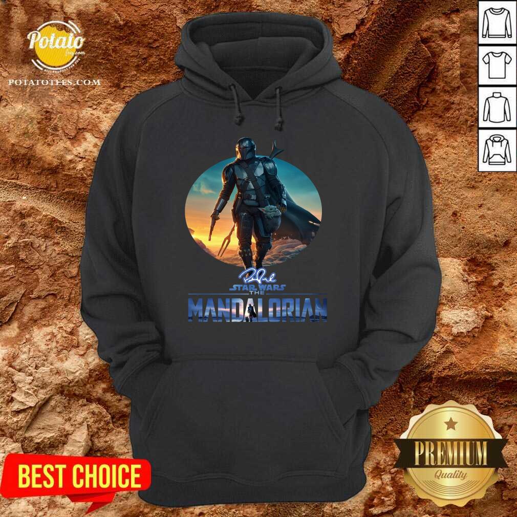 Awesome The Mandalorian Star Wars Signature Sunset Shirt - Image 5