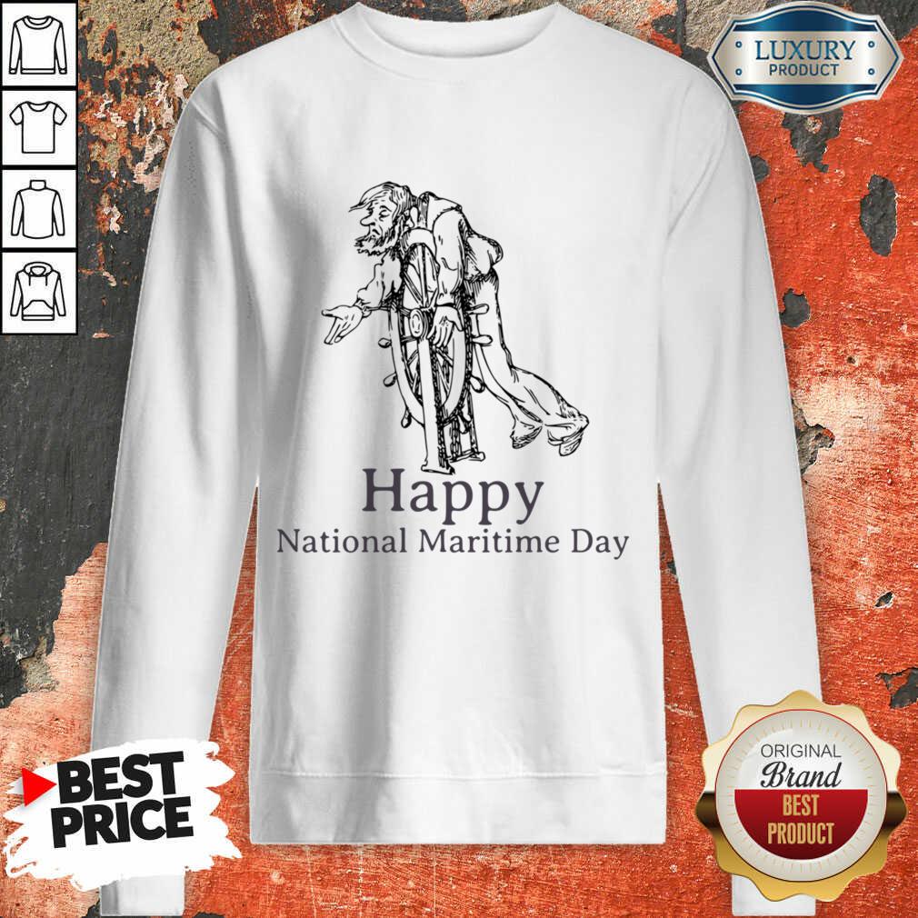 Happy National Maritime Day Shirt - Image 3
