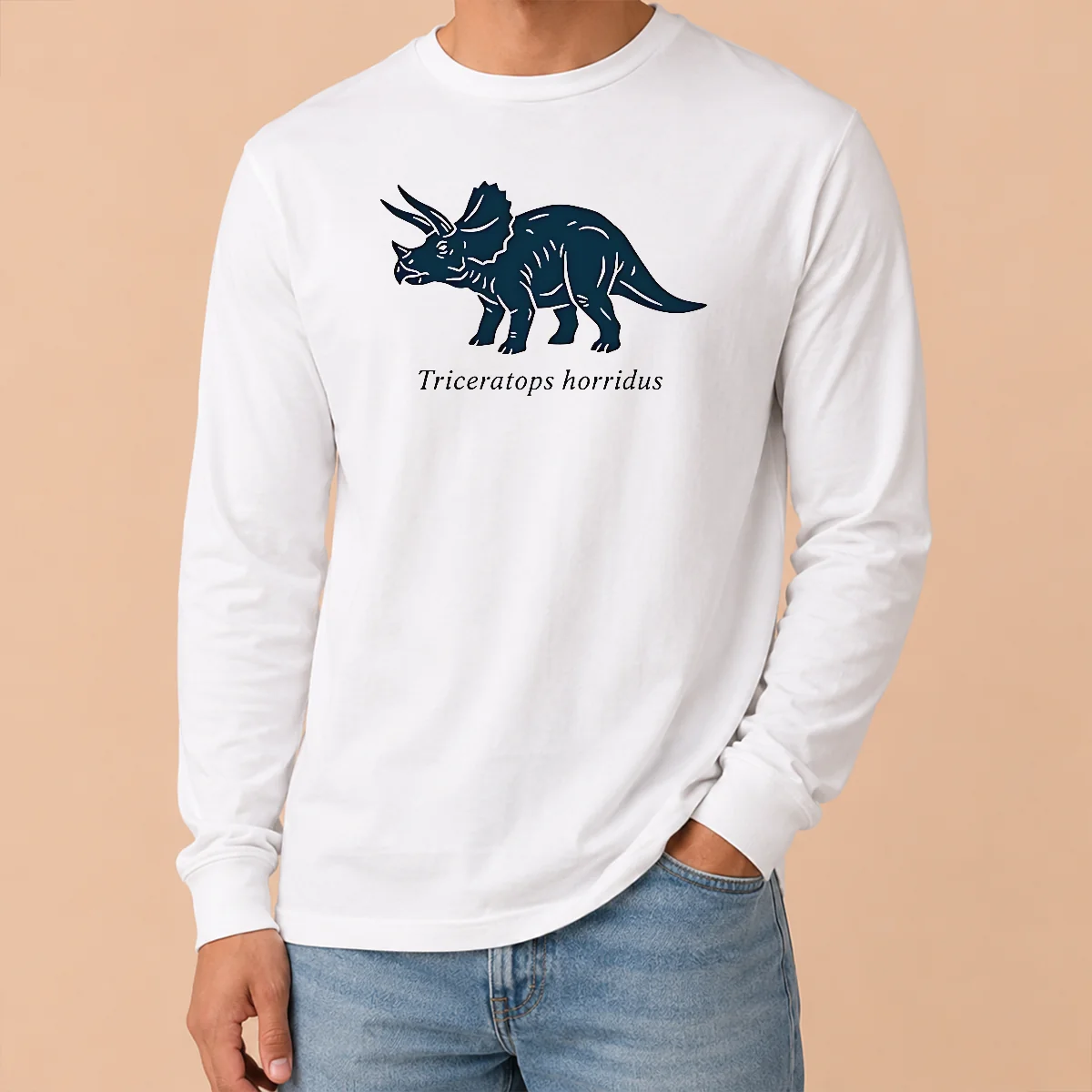 Awesome Triceratops Horridus Dinosaur Prehistoric Animal Paleontology Biology Science Shirt - Image 6