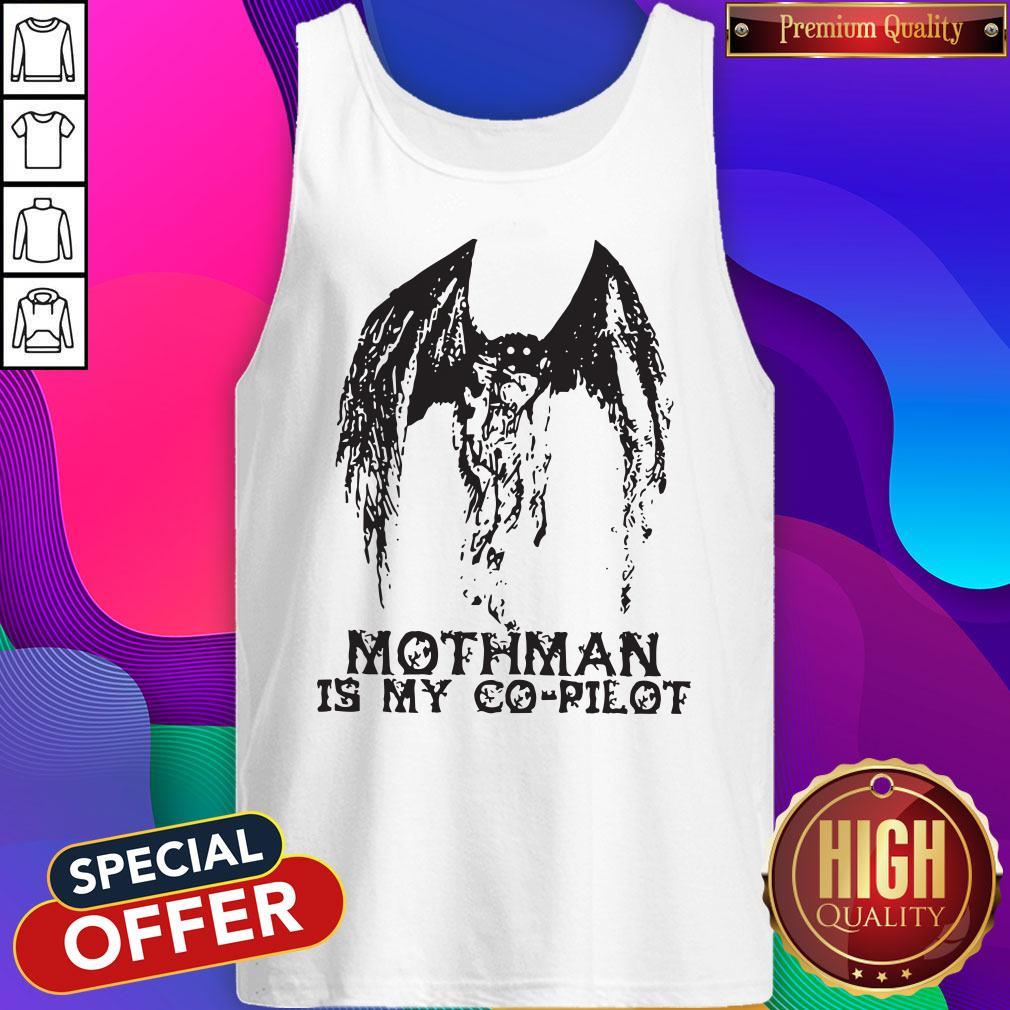 Official Mothman Is My Co-Pilot Shirt - Image 4