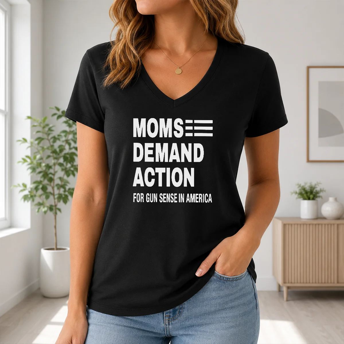Awesome Good Moms Demand Action For Gun Sense In America Shirt - Image 2