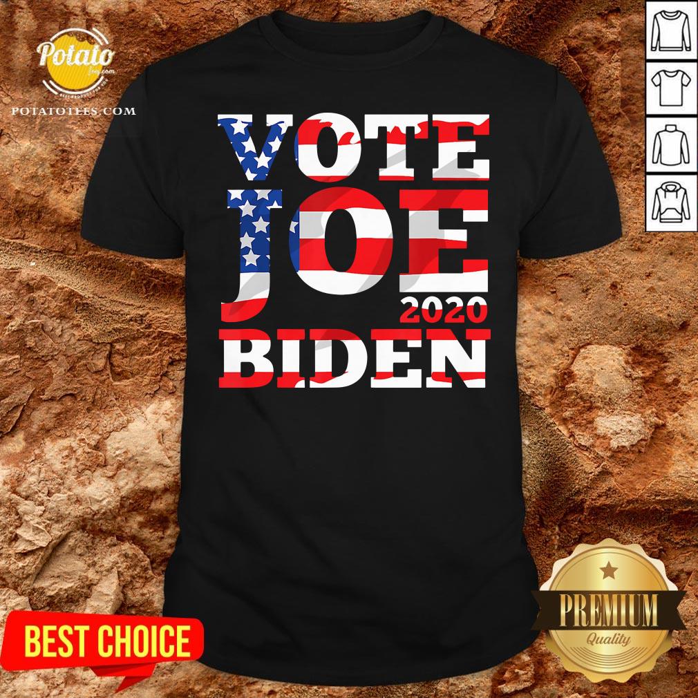 Hot Vote Joe Biden 2020 American Flag Shirt