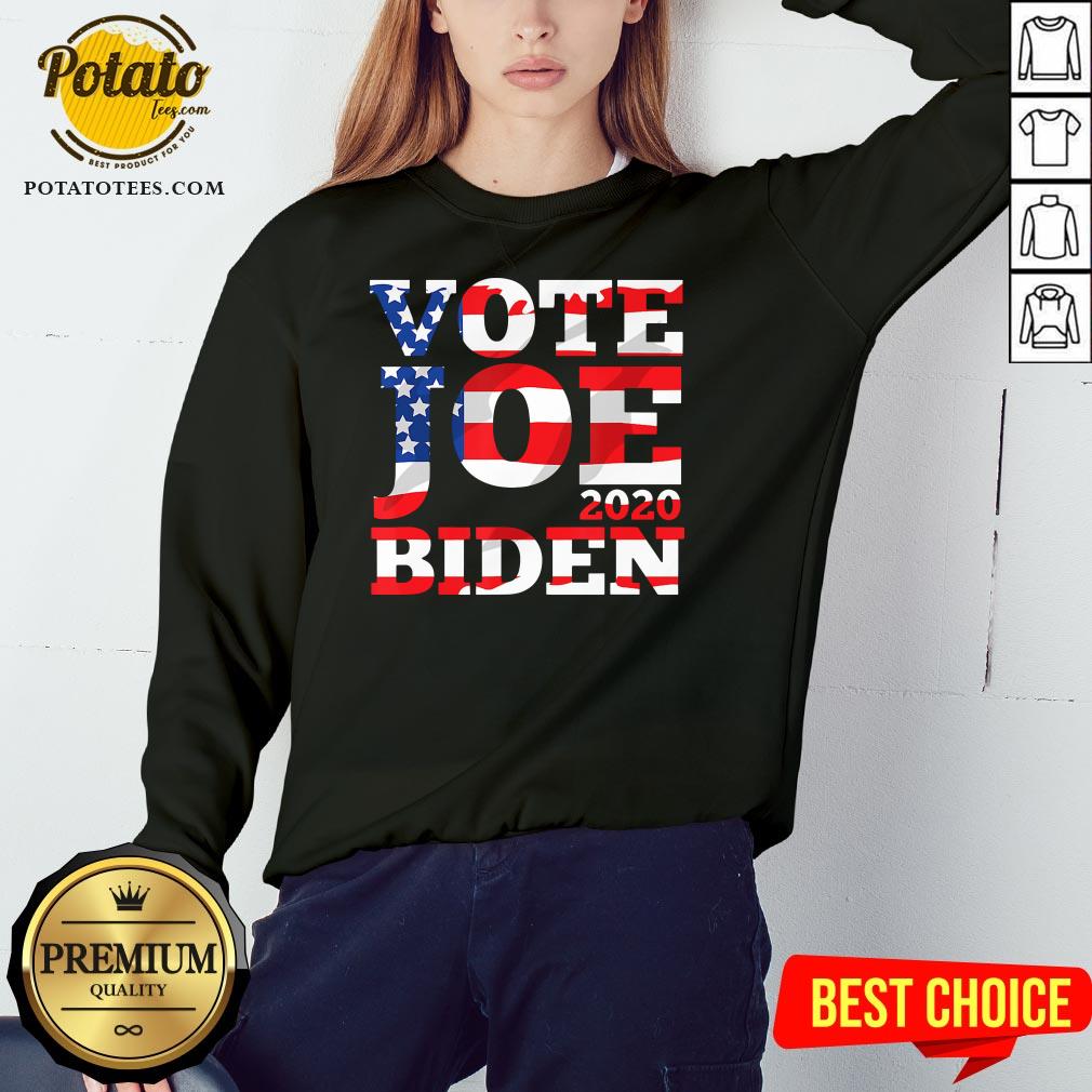 Hot Vote Joe Biden 2020 American Flag Shirt - Image 4