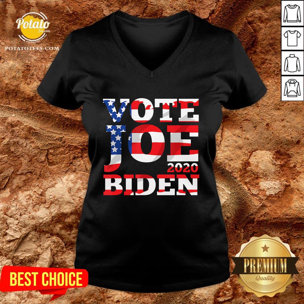 Hot Vote Joe Biden 2020 American Flag Shirt - Image 2