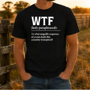 Premium WTF Holy Paraphrased Shirt