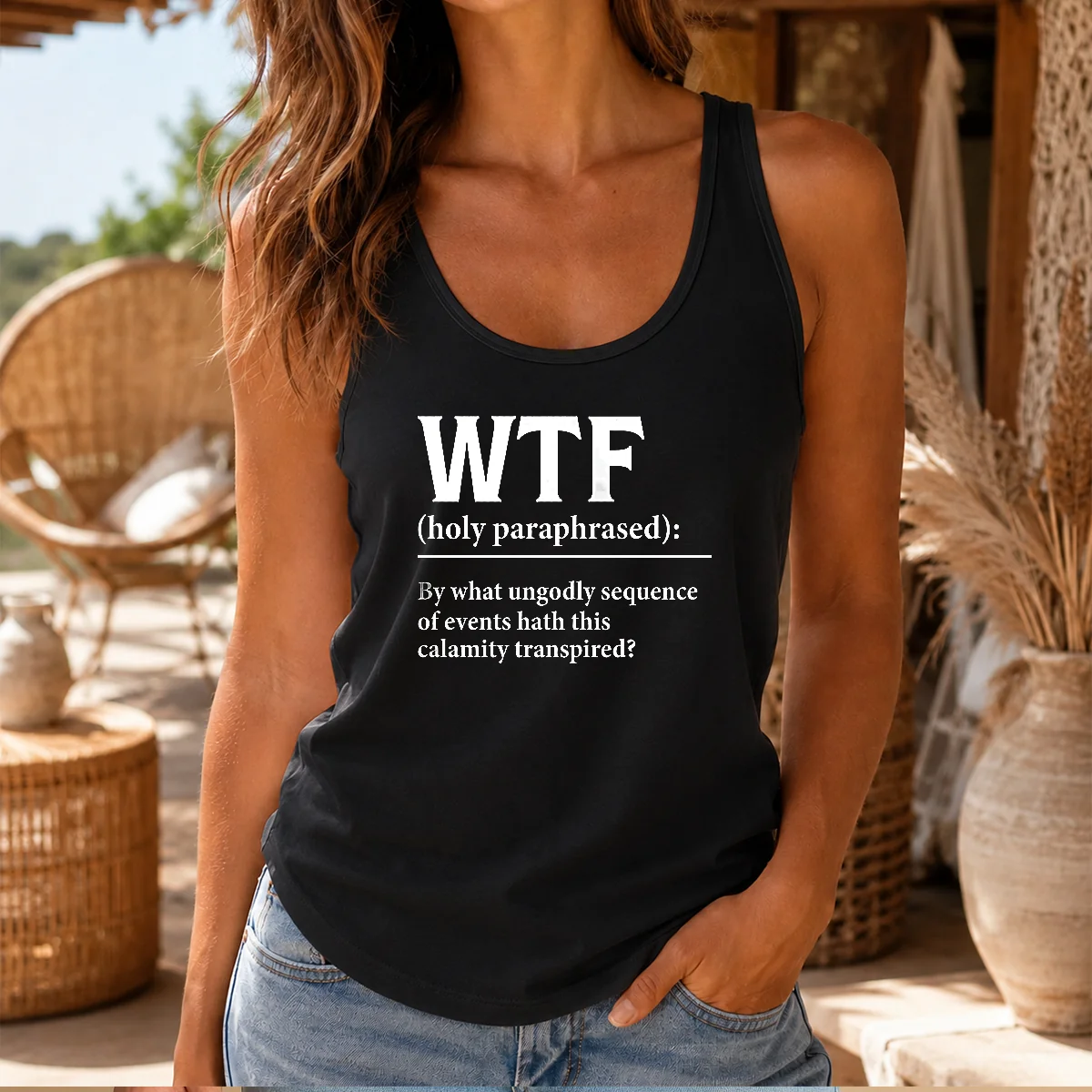 Premium WTF Holy Paraphrased Shirt - Image 3