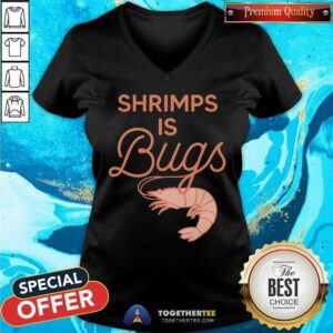 Alternative view of Shrimps Is Bugs T-shirt
