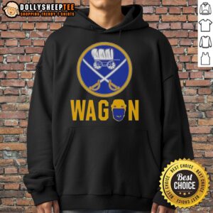 Alternative view of Nice Buffalo Sabres Wagon Logo T-Shirt