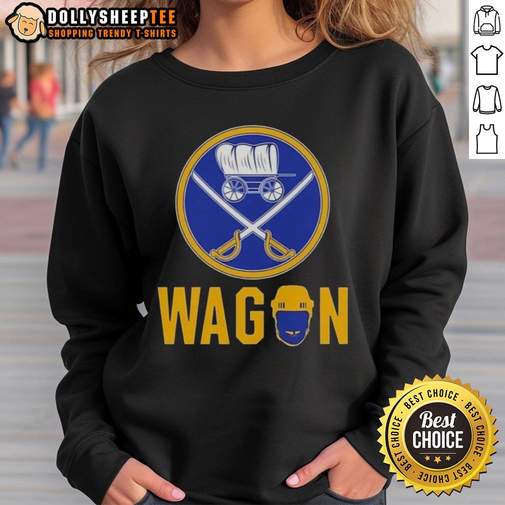 Nice Buffalo Sabres Wagon Logo T-Shirt - Image 5