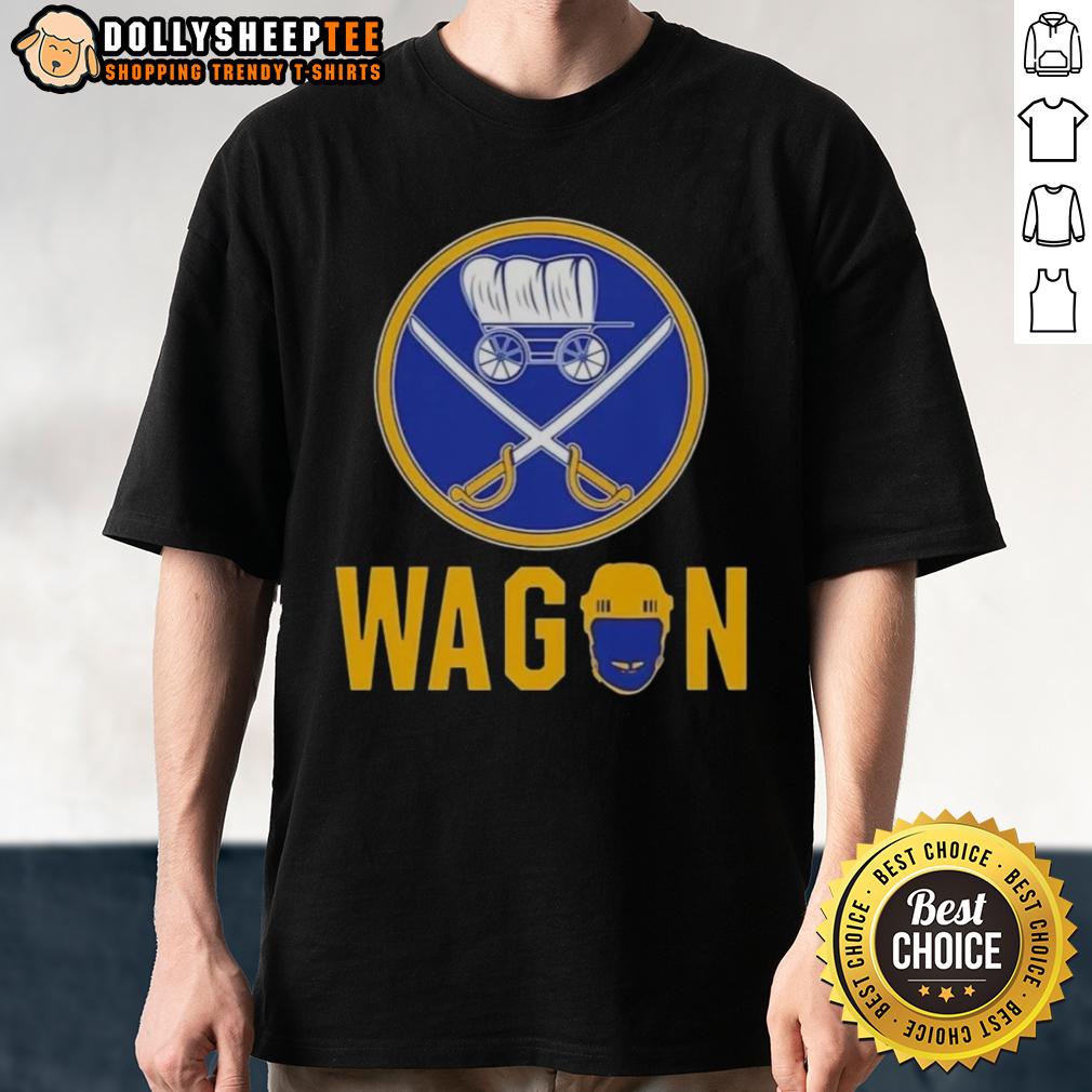 Nice Buffalo Sabres Wagon Logo T-Shirt