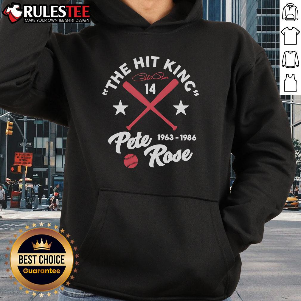Official The Hit King 1963-1986 Pete Rose T-Shirt - Image 2