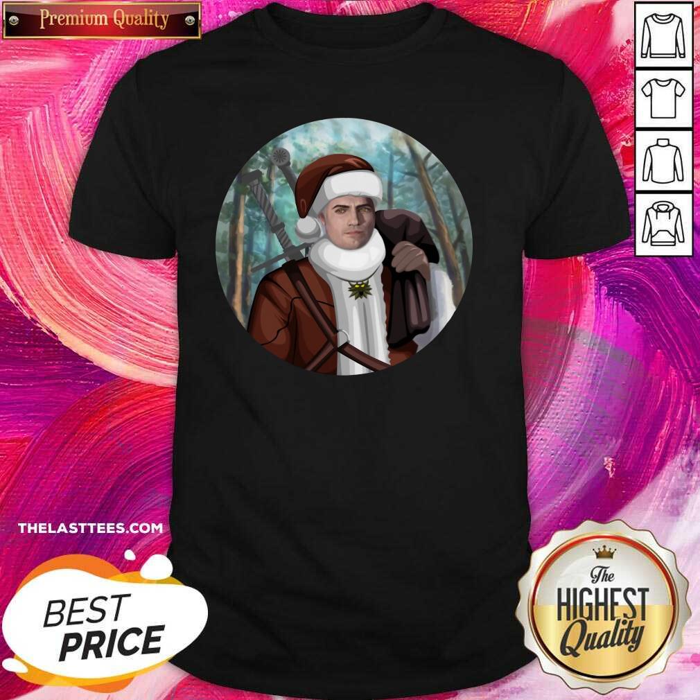 Happy The Witcher Santa Crewneck Shirt