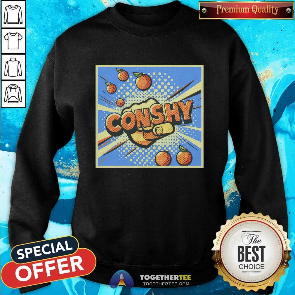 Conshy Throwing Fists and Tomatoes T-Shirt - Image 4
