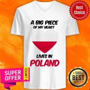 Alternative view of Top A Big Piece Of My Heart Lives In Poland Shirt