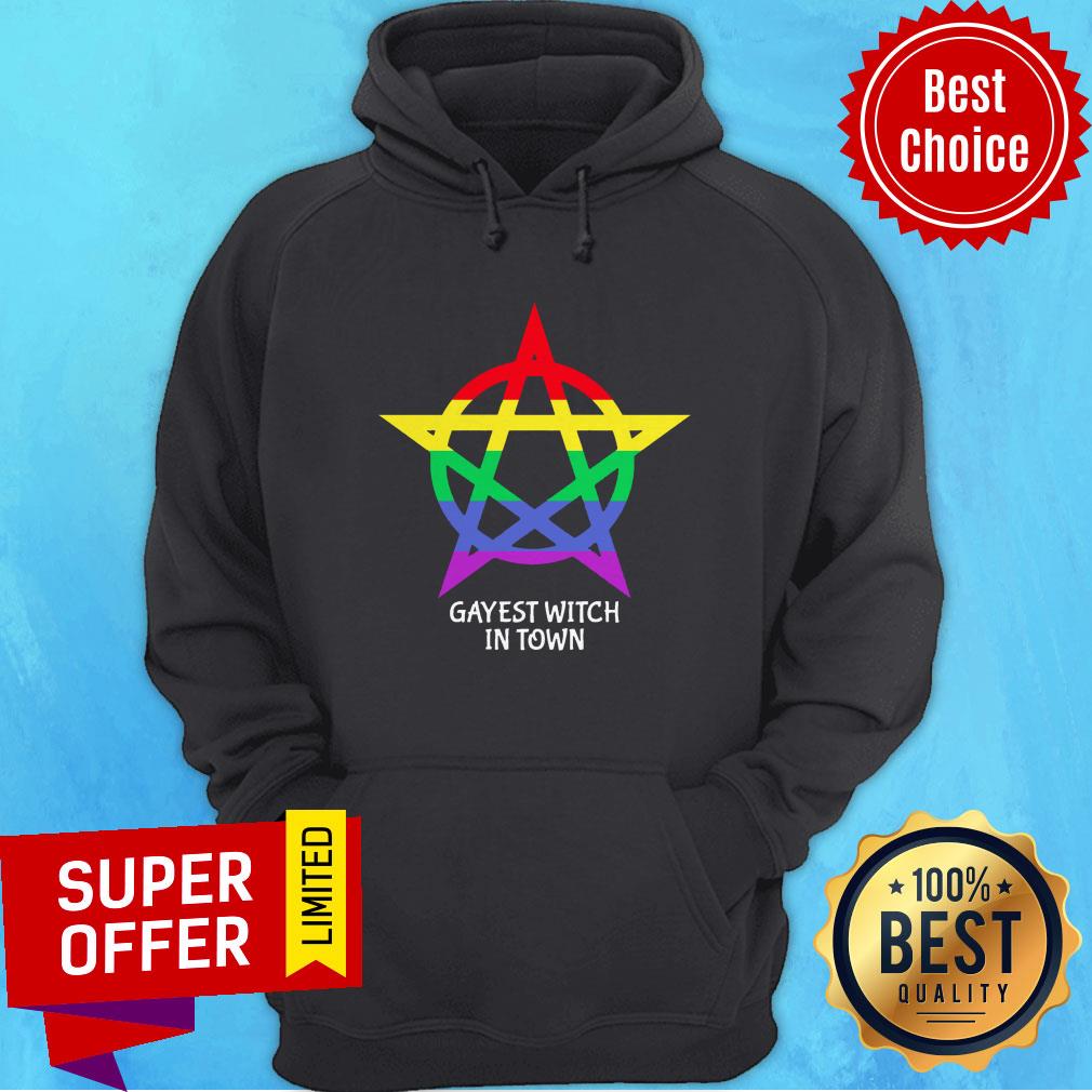 Awesome Gayest Witch In Town Shirt - Image 3