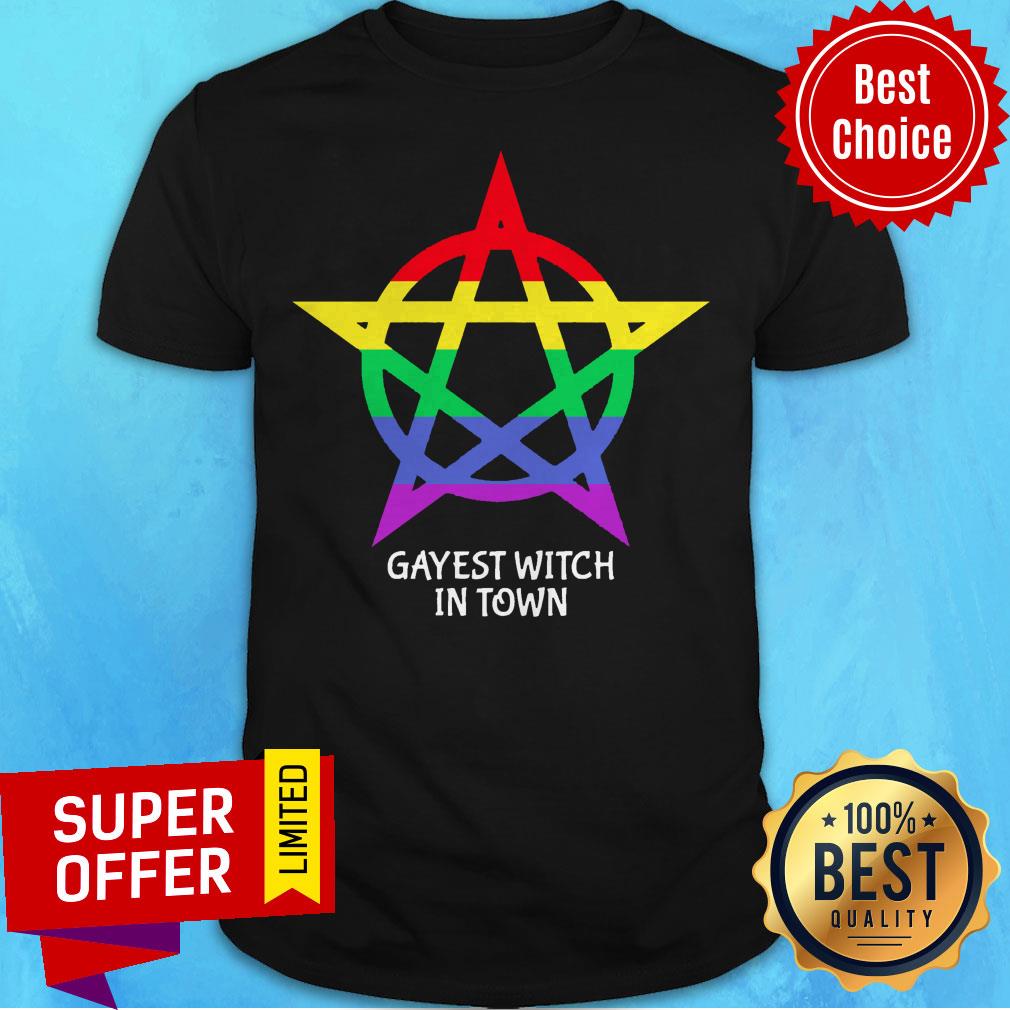 Awesome Gayest Witch In Town Shirt