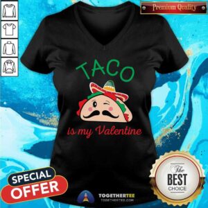 Alternative view of Official Taco Is My Valentine Shirt