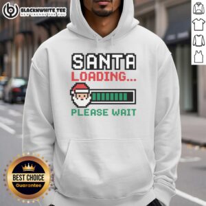 Alternative view of Awesome Santa Loading Please Wait Pixel T-Shirt
