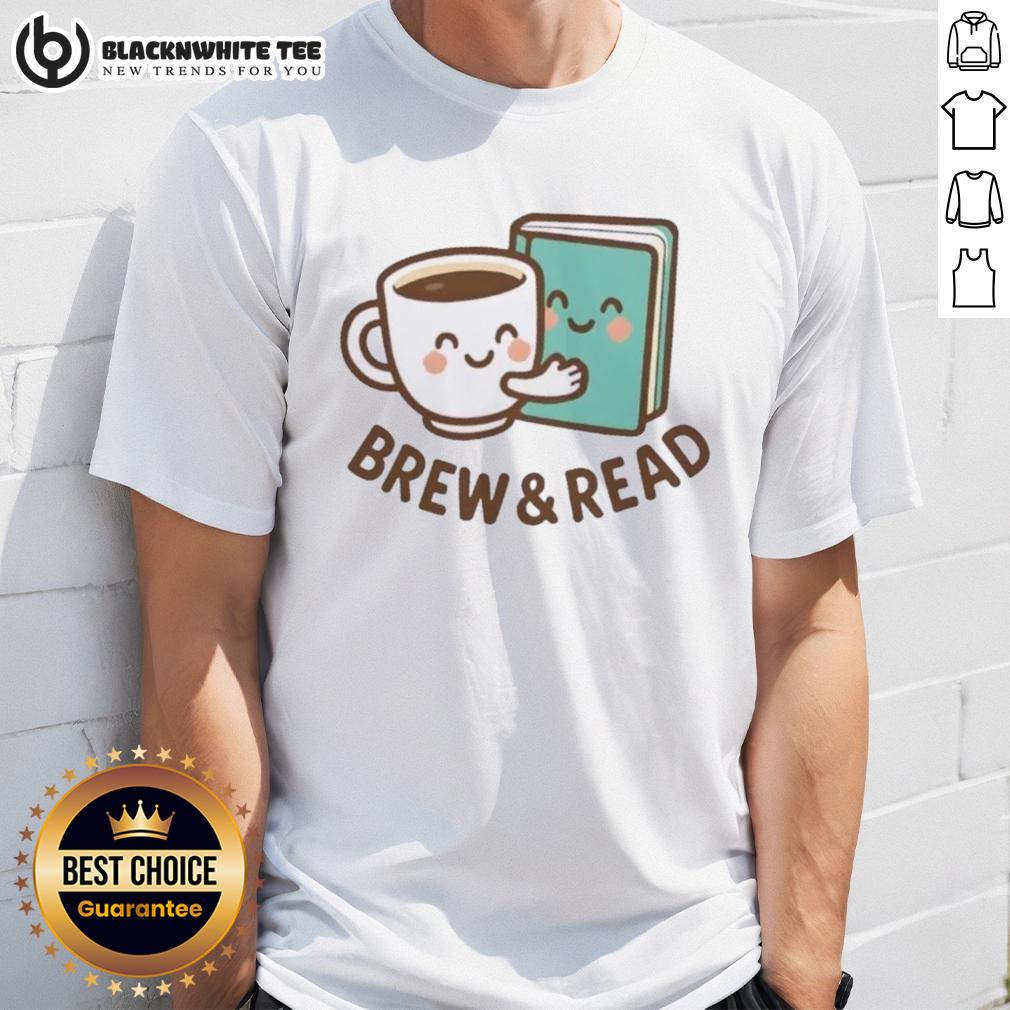 Cute Brew And Read Book T-Shirt