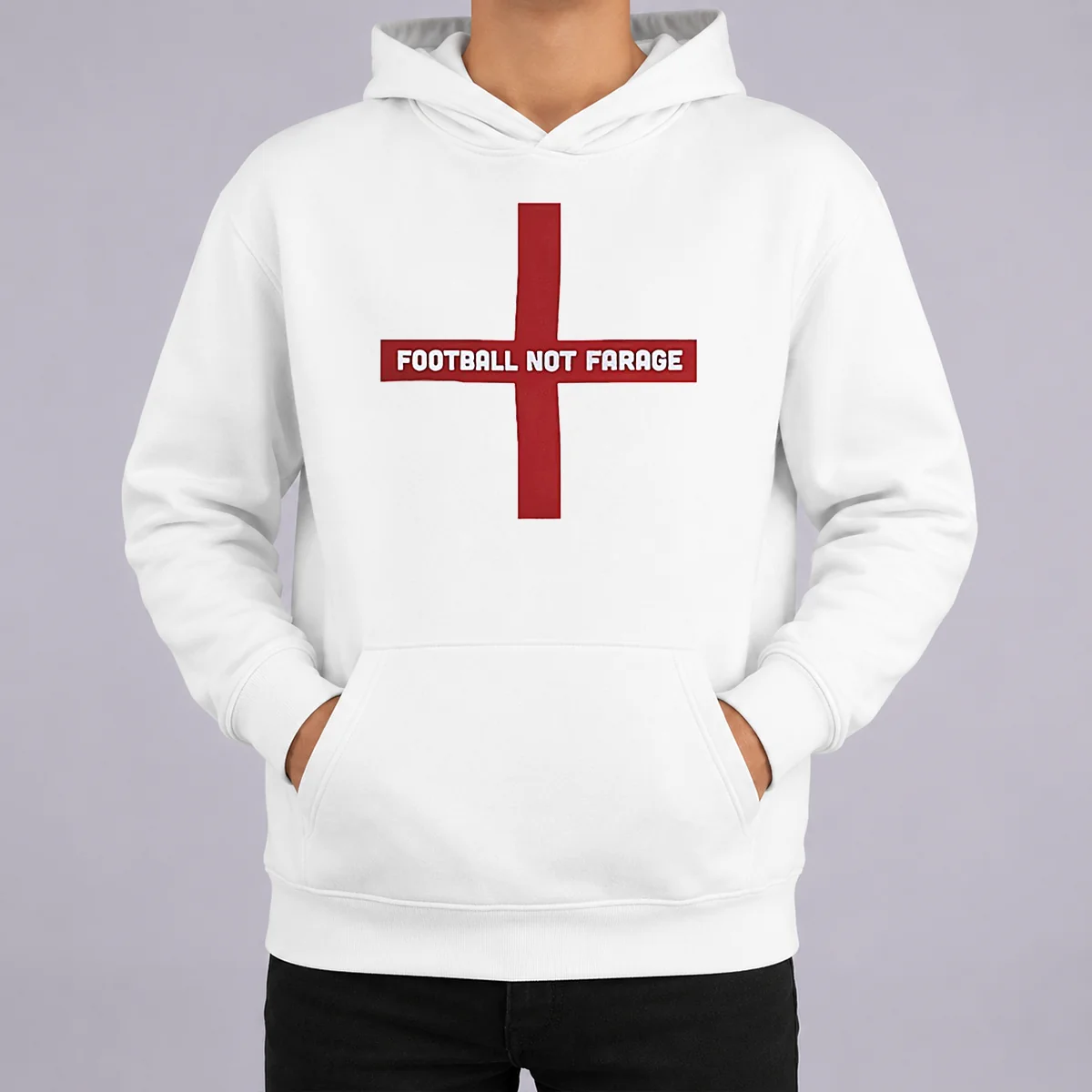Original Funny Football Not Farage England St George's Cross Shirt - Image 5