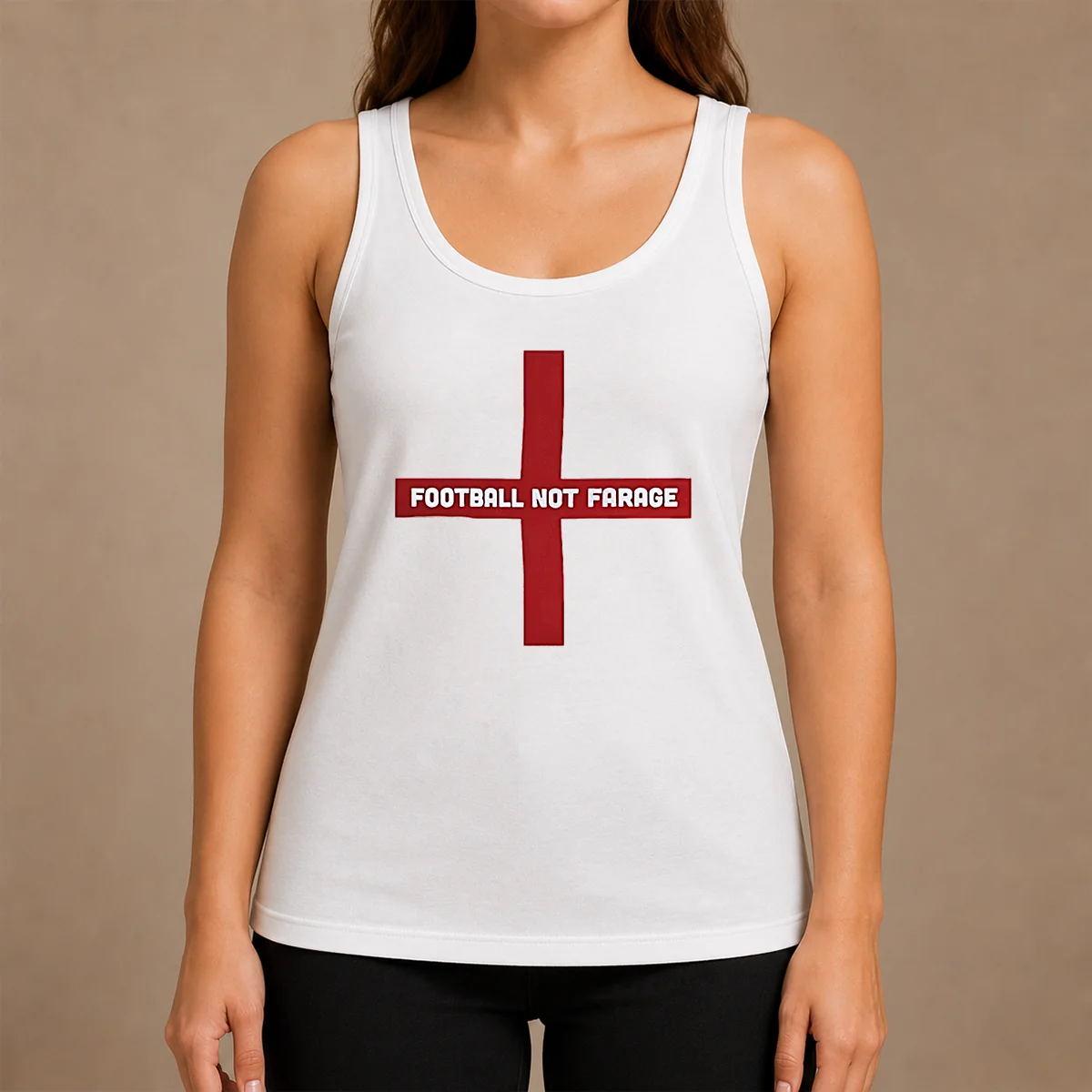 Original Funny Football Not Farage England St George's Cross Shirt - Image 3