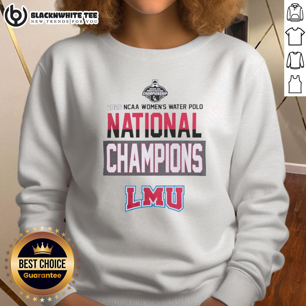 Awesome Loyola Marymount Lions 2026 NC Women's Water Polo National Champions T-Shirt - Image 5