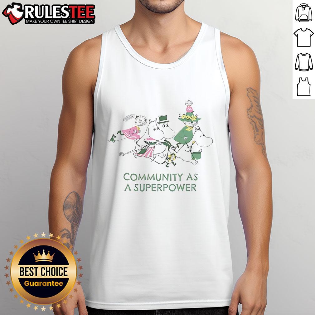 Top Refugee Week X Moomin Community As A Superpower T-Shirt - Image 4