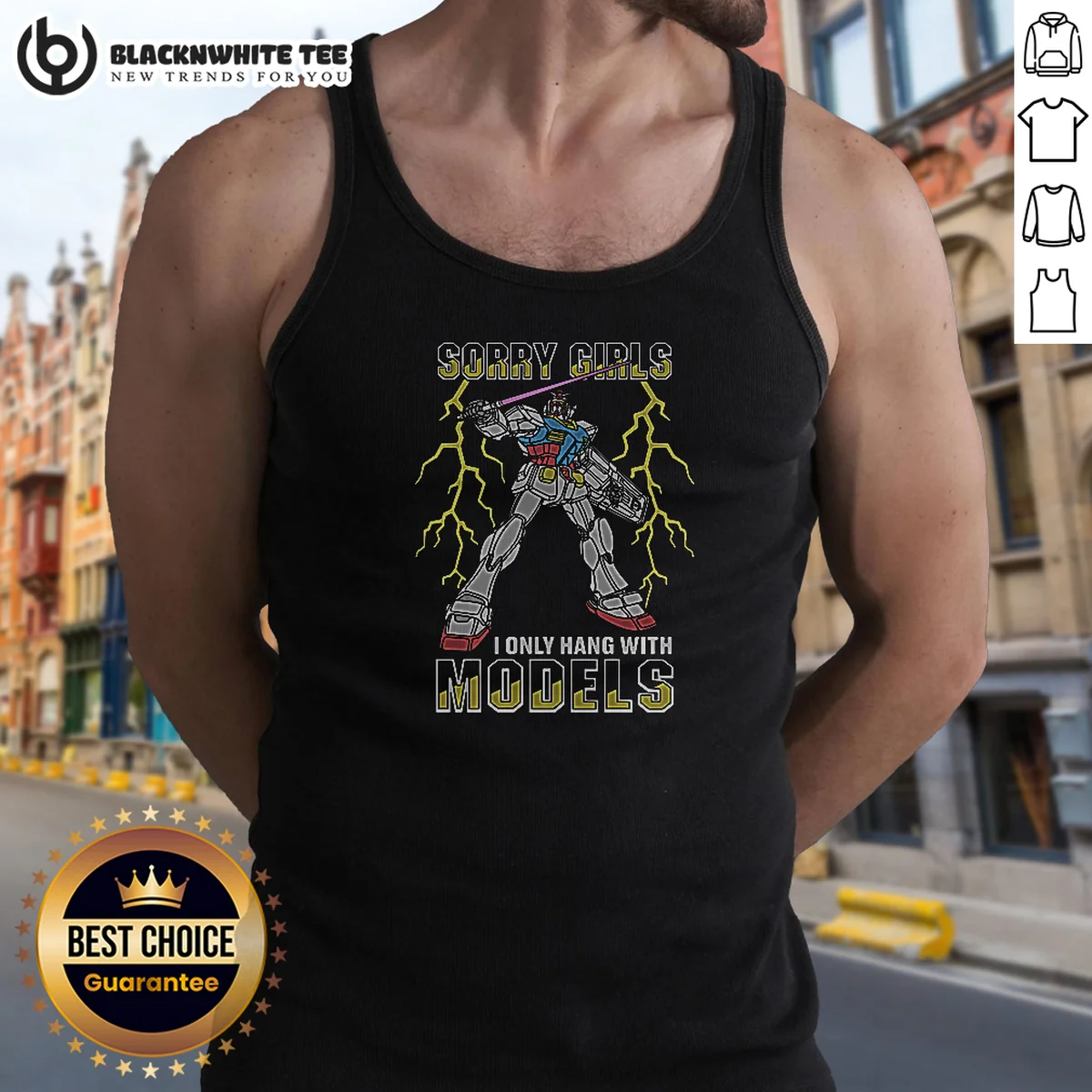 Hot Sorry Girls I Only Hang With Mech Models Shirt - Image 3