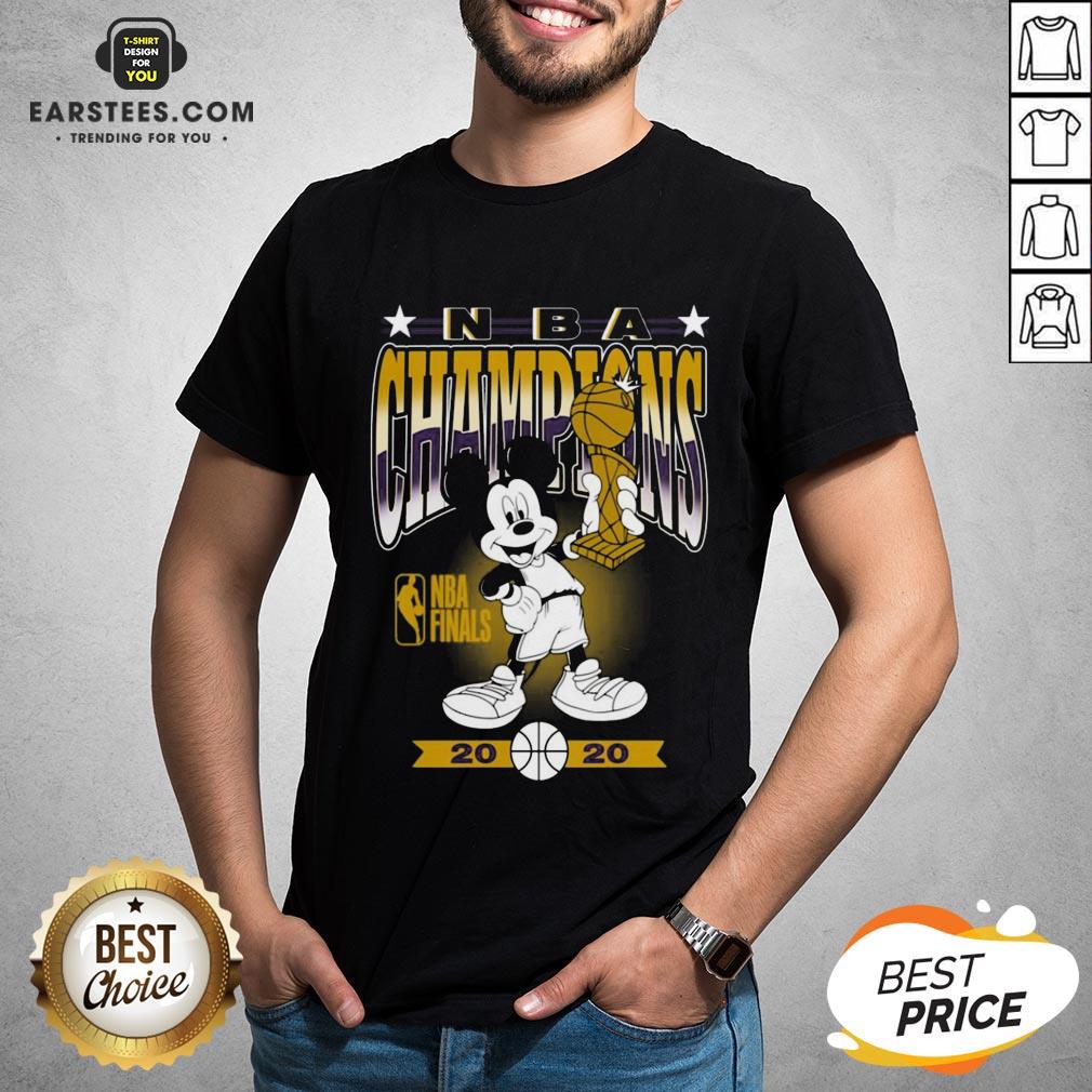 Lakers Mickey Mouse NBA Champions 2020 Shirt