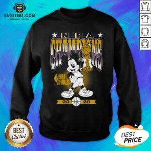 Alternative view of Lakers Mickey Mouse NBA Champions 2020 Shirt