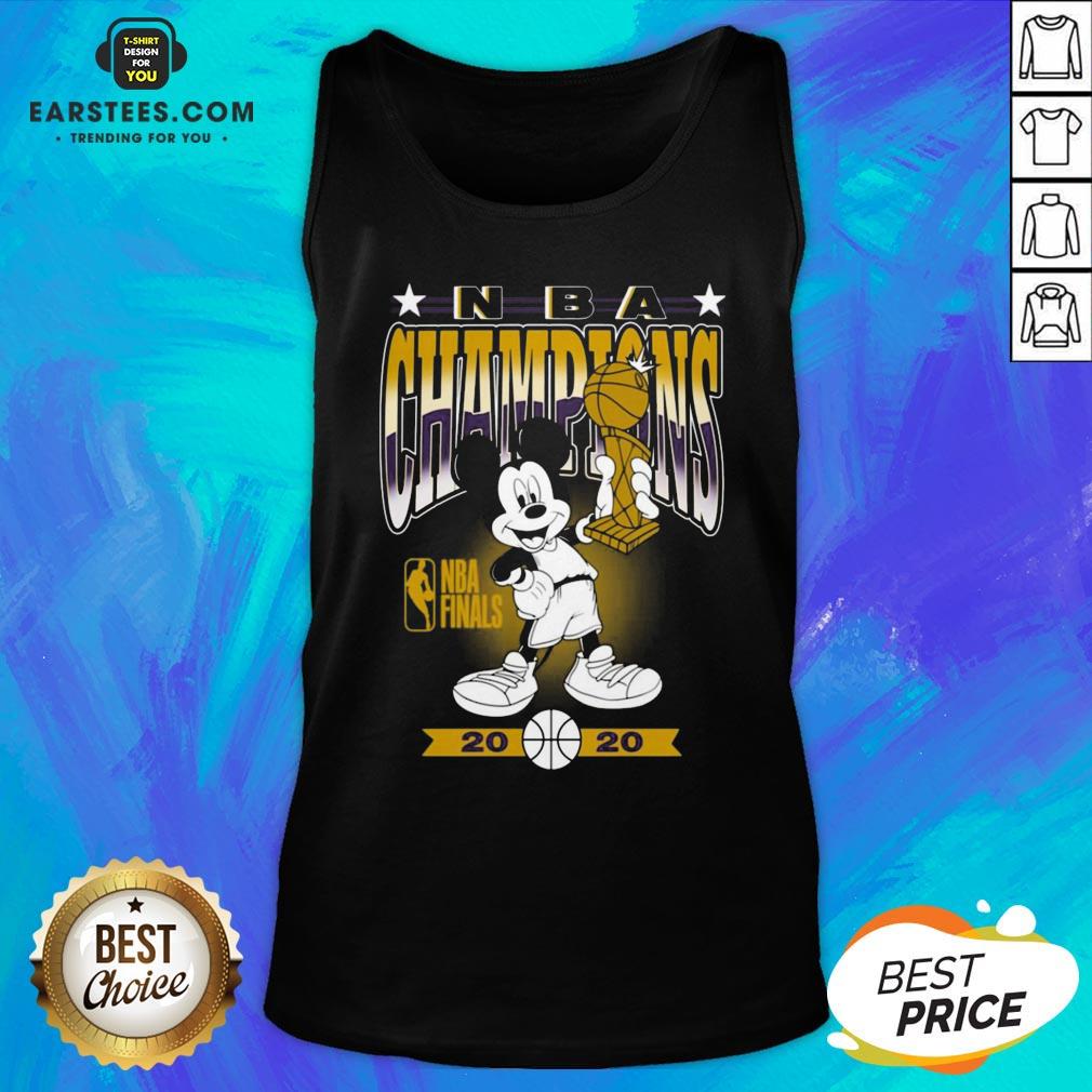 Lakers Mickey Mouse NBA Champions 2020 Shirt - Image 5
