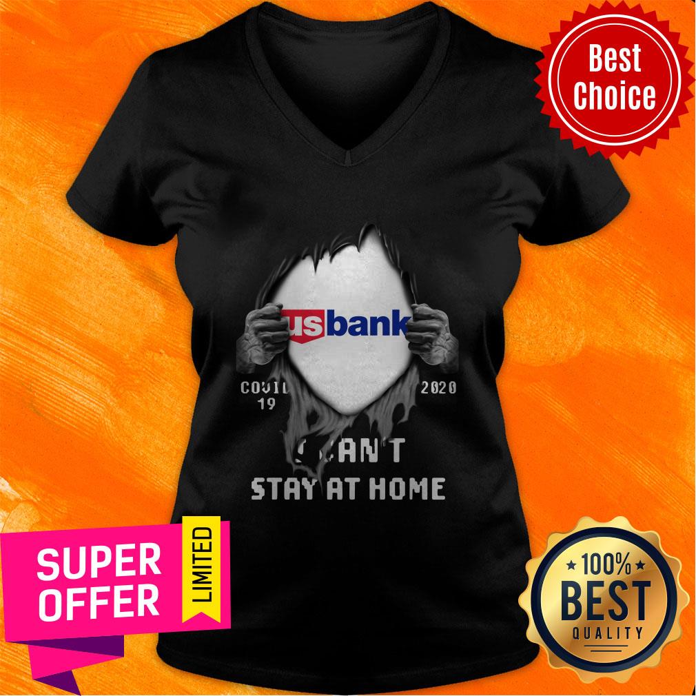 Top Blood Inside Me US Bank Covid-19 2020 I Can’t Stay At Home Shirt - Image 4
