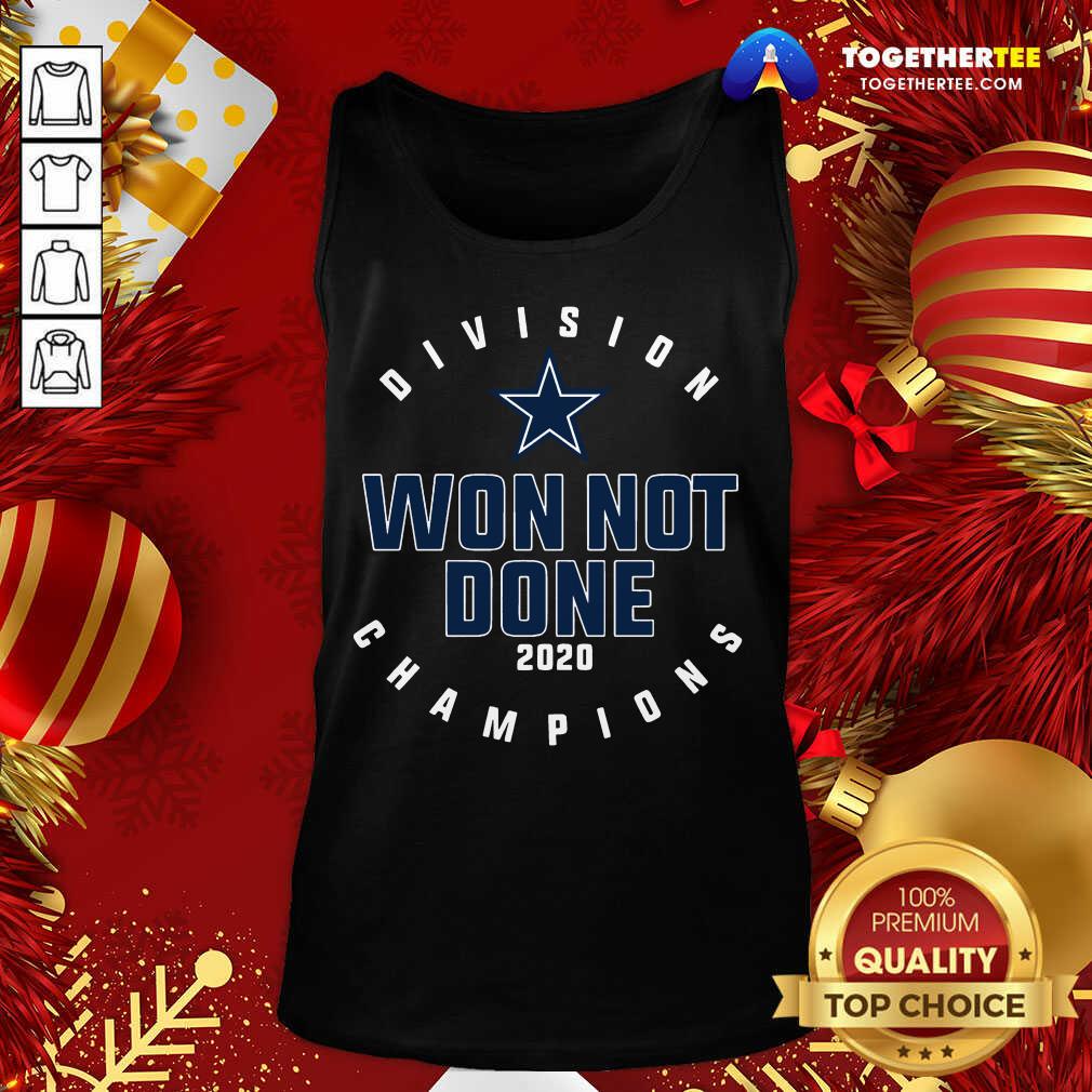 Nice Dallas Cowboys Division Champions Won Not Done 2020 Shirt - Image 3
