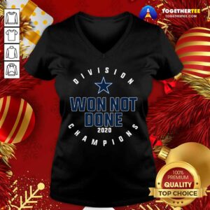 Alternative view of Nice Dallas Cowboys Division Champions Won Not Done 2020 Shirt