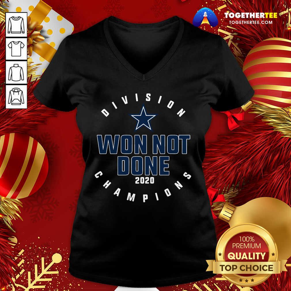Nice Dallas Cowboys Division Champions Won Not Done 2020 Shirt - Image 2