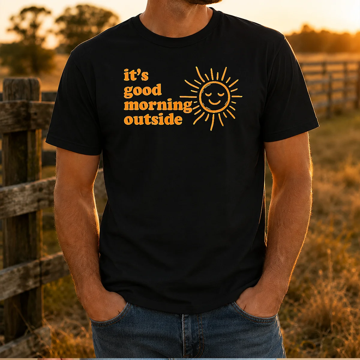 Pretty Sun It'S Good Morning Outside Shirt