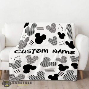 Alternative view of Good Disney Mickey Logo Texture Blanket Fleece Customized Blanket