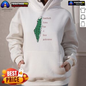 Alternative view of Official Becky Taylor-Gill Football Fans For A Free Palestine T-Shirt