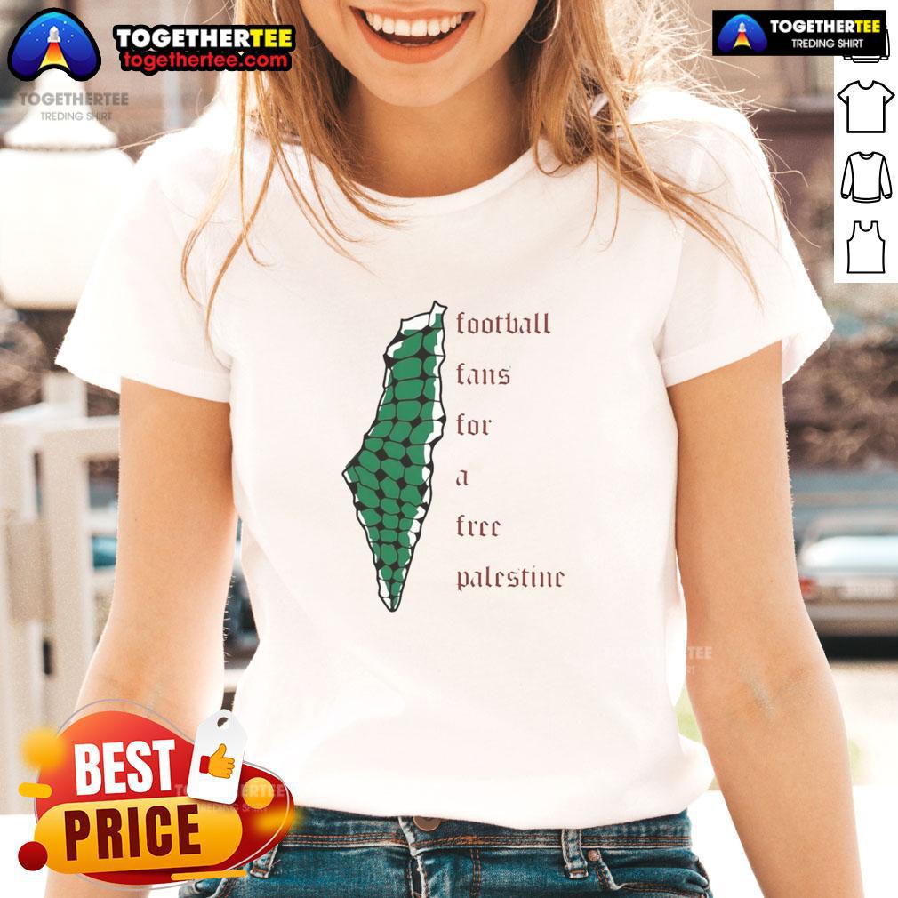 Official Becky Taylor-Gill Football Fans For A Free Palestine T-Shirt - Image 3