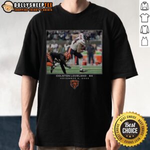 Pretty Colston Loveland Chicago Bears NFL Flash Features Week 9 T-Shirt
