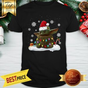The Mandalorian Baby Yoda Santa Boomer Ok Ugly Christmas Shirt