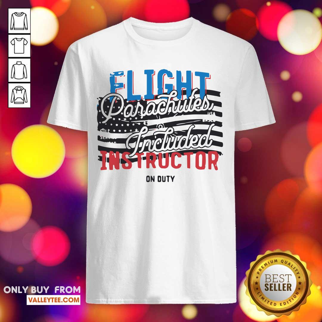 Wicked Flight Parachutes Included Instructor On Duty Pilot Shirt