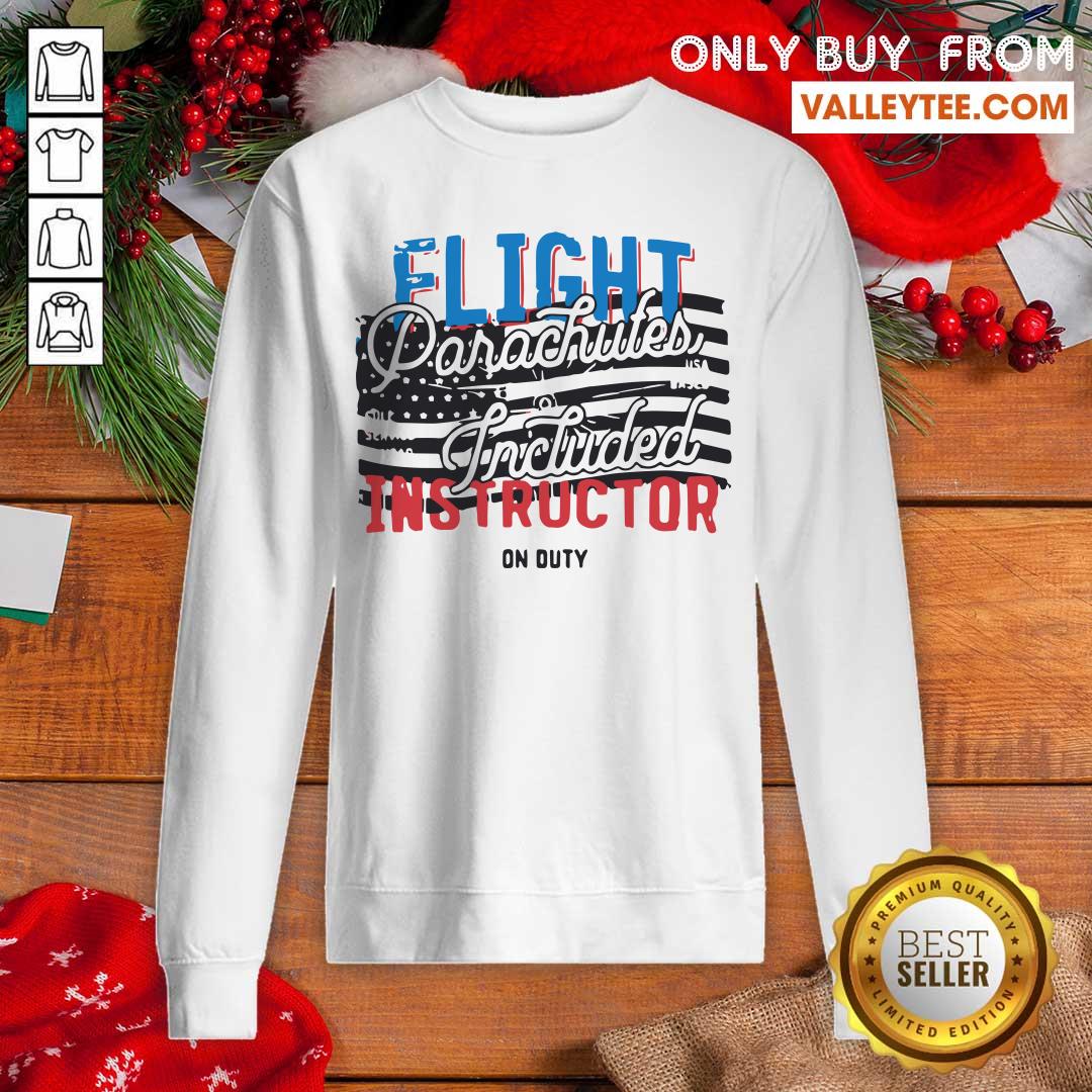 Wicked Flight Parachutes Included Instructor On Duty Pilot Shirt - Image 2