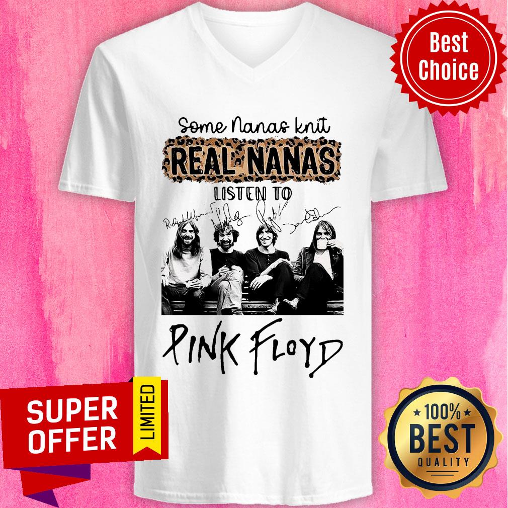 Nice Some Nanas Knit Real Nanas Listen To Pink Floyd Shirt - Image 3