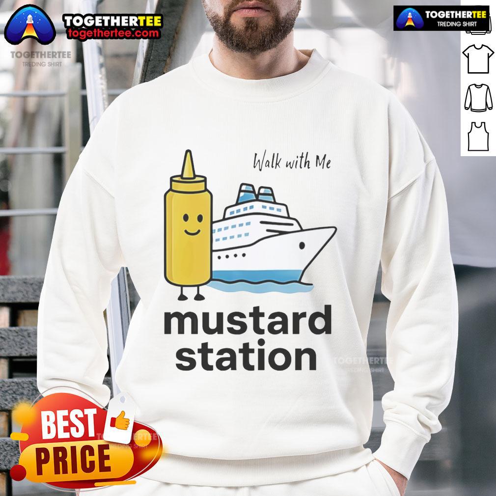 Nice Walk With Me Mustard Station T-Shirt - Image 5